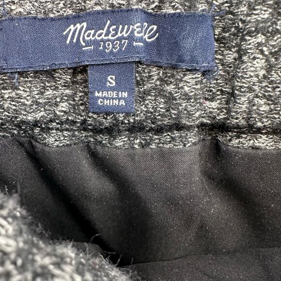 Madewell Gray Game Plan Heathered Skirt Wool Womens Sz Small Pull On Lined Maxi - Picture 2 of 6